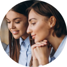 Client story visual
