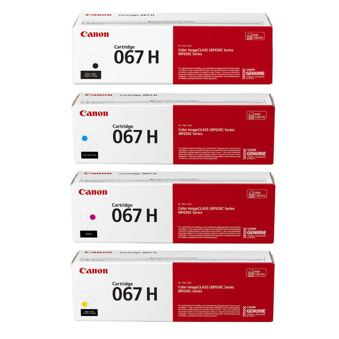 Canon 067H  Multipack - Full Set 4 Toner Cartridges (Original)