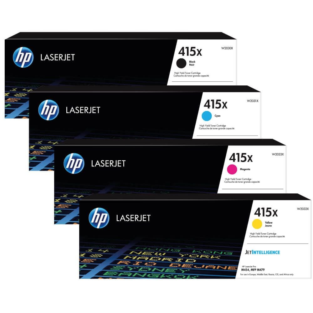 HP 415X Multipack - Full Set 4 Toner Cartridges (Original)