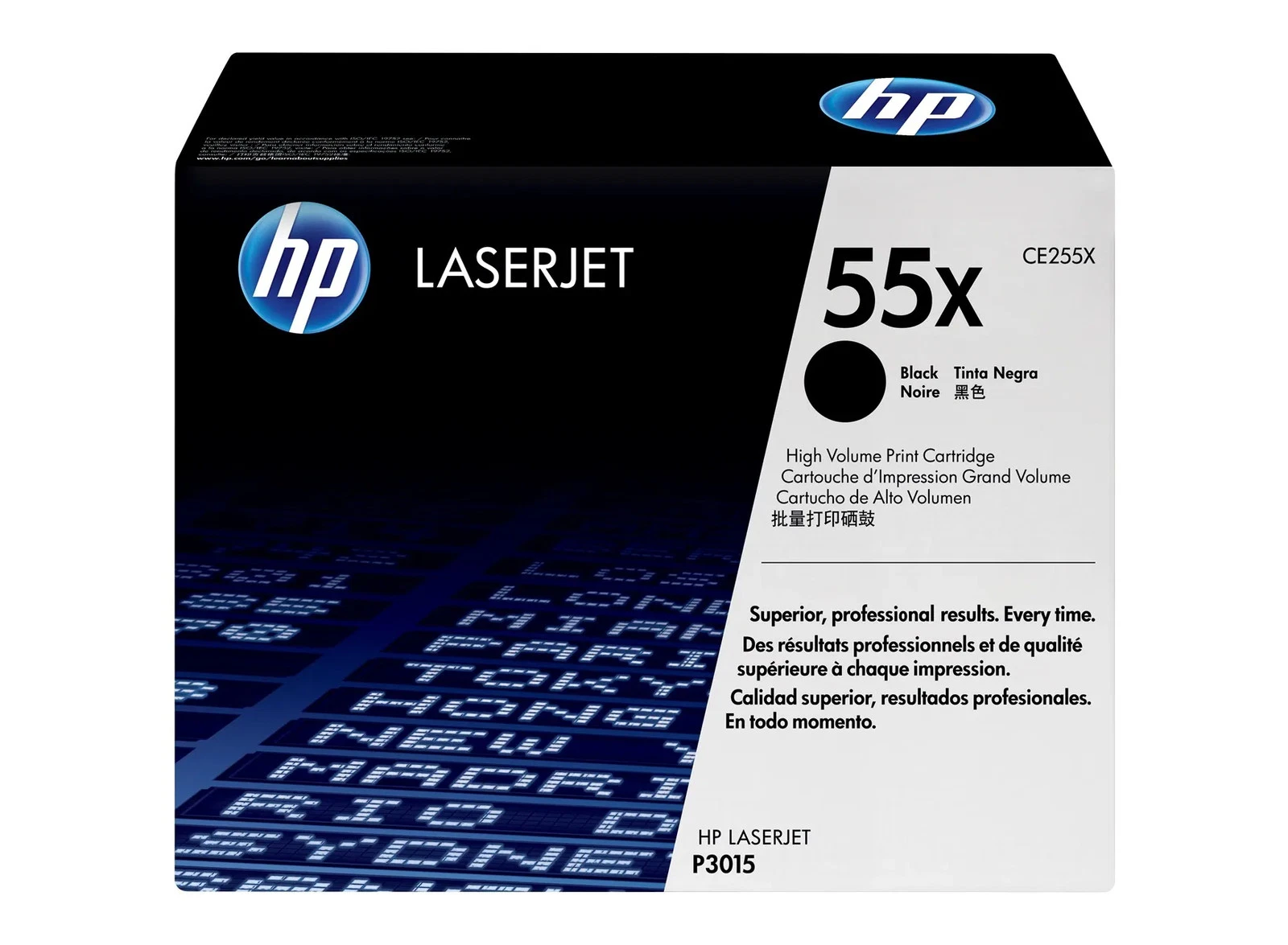 HP 55X High Yield Black Original LaserJet Toner Cartridge