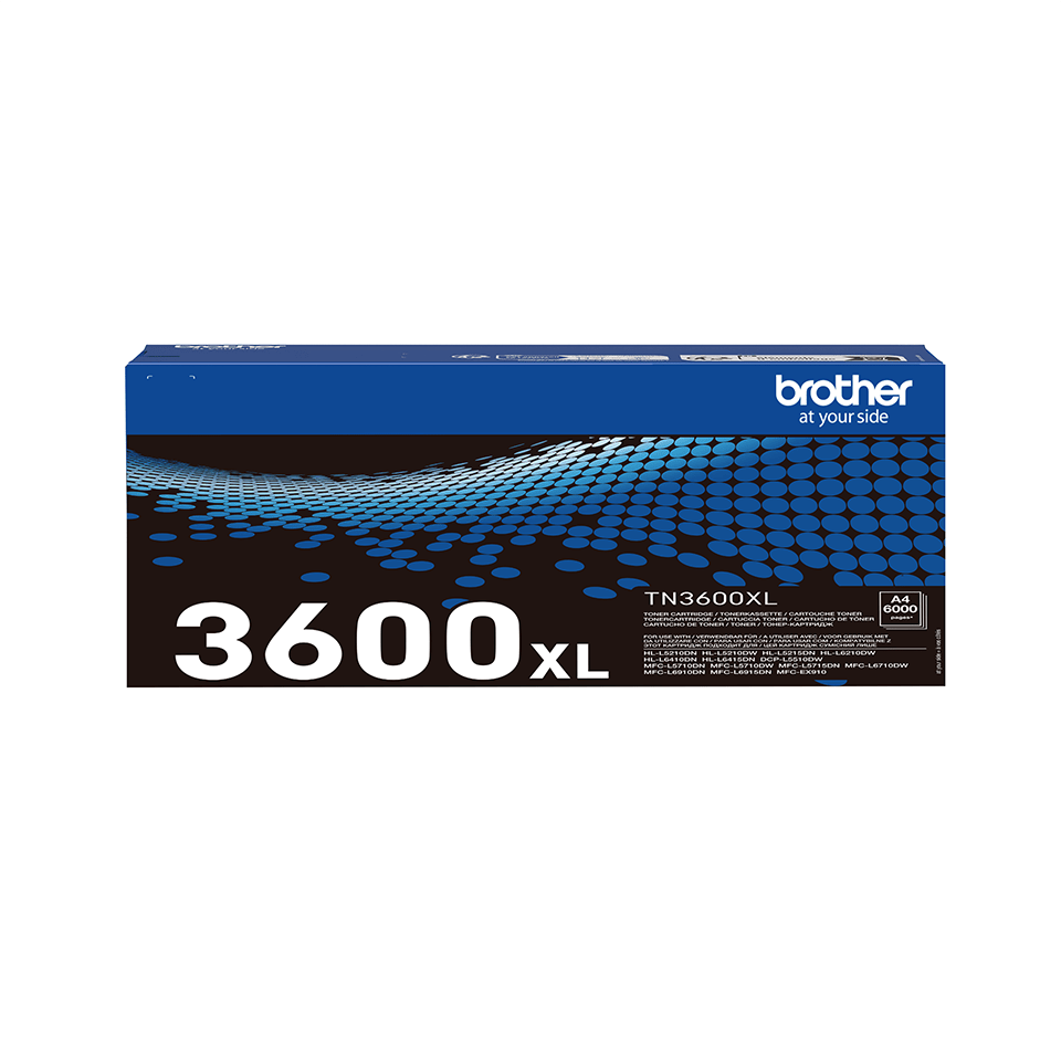 Original Brother TN3600XL High Capacity Black Toner Cartridges